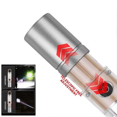 Peakstar Ps-8915 10w Zoomlu Led Powerbank Özellikli Şarjlı Kamp El Feneri