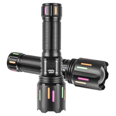 Peakstar Ps-9954 30w Zoomlu Led Powerbank Özellikli Şarjlı Profesyonel El Feneri