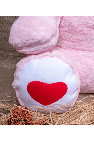 Peluş oyuncak ayıcık yavrulu 100 cm pembe 3 yaş ve üzeri çocuklar için - 100 cm Boyut