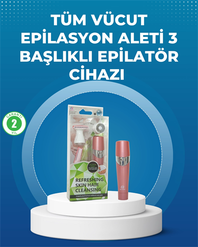 Pembe Epilasyon Cihazı – Acısız Tüy Temizliği