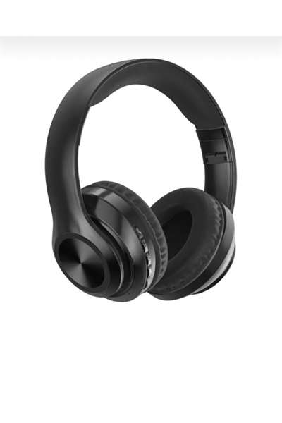 Pembe Kablosuz Kulak Üstü Kulaklık, Bluetooth 5.0, FM Radyo, SD Kart ve AUX Girişi, RGB Işıklı