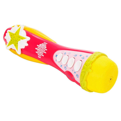 Pembe Karaoke Mikrofonu
