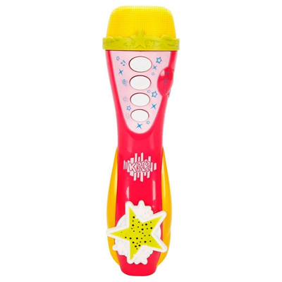 Pembe Karaoke Mikrofonu