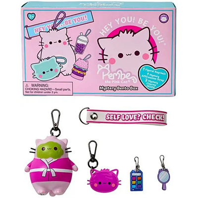 Pembe Kedi Bento Kutusu Sürpriz Paket