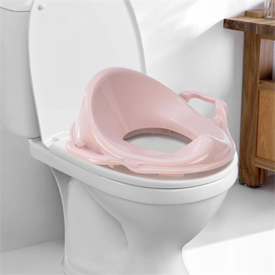 Pembe Kulplu Çocuk Klozet Adaptörü