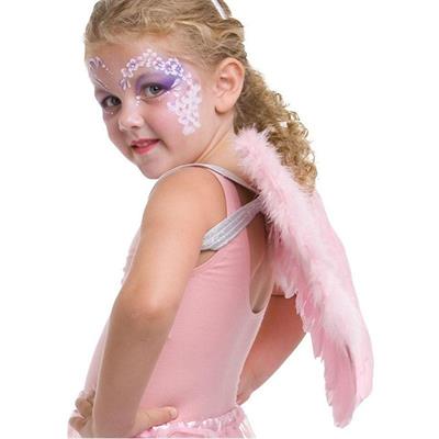 Pembe Renkli Orta Boy Çocuk Melek Kanadı 40x60 cm (3936)