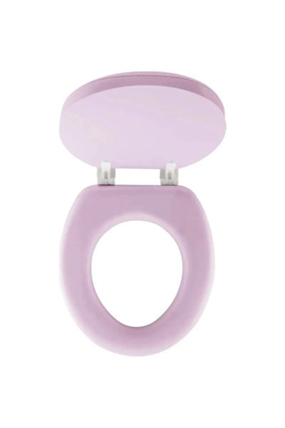 Pembe Yumuşak Klozet Kapak Büyük Puf 42x41 Cm Bx40