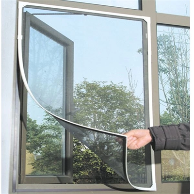 Pencere Cam Sineklik-beyaz ( 150 Cm X 100 Cm)+5m Bant