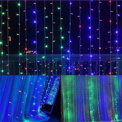 Perde Led  240 Ledli 8 Fonksiyonlu Dekor Lambası Rgb