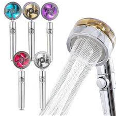 Pervaneli Duş Başlığı 360 Derece Dönebilen Aç Kapa Su Tasarruflu (3936)