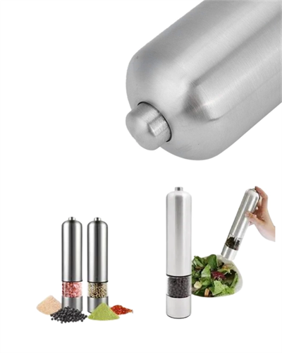 Pil İle Çalışan Elektrikli Baharat Öğütme Cihazı Ergonomik Şeffaf Gövde