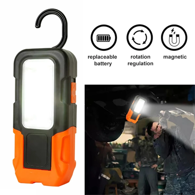 Pilli Çok Amaçlı LED Işık - Mıknatıslı - Kancalı
