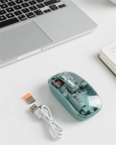 Pilli Kablosuz Mouse Bluetooth ve USB Uyumlu Sessiz Tıklama