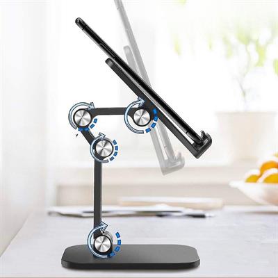 Plastik Ayarlanabilir Kaydırmaz Taban Telefon Tablet Standı (3936)