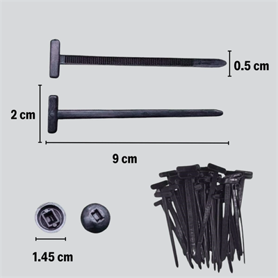 Plastik Bağlantı Elemanları 30lu Set Bx40