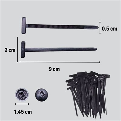 Plastik Bağlantı Elemanları 30lu Set