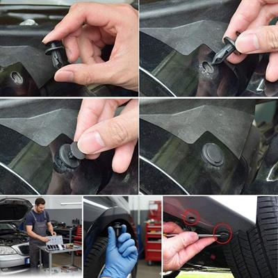 Plastik Bağlantı Elemanları Seti 100 Parça – Oto Kaplama Klipsi, Tampon ve Trim Sabitleme Perçinleri, Çok Amaçlı Klips Seti (3936)