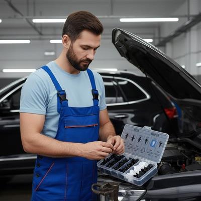 Plastik Bağlantı Elemanları Seti 100 Parça – Oto Kaplama Klipsi, Tampon ve Trim Sabitleme Perçinleri, Çok Amaçlı Klips Seti (3936)