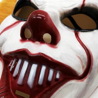 Plastik Joker Maskesi Killer Palyaço Maskesi (3936)