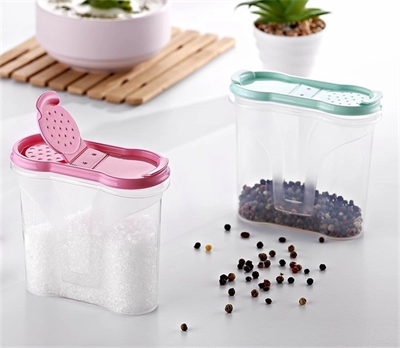 Plastik Kapaklı Majör Baharatlık Baharat Saklama Kutusu Kabı Bx40