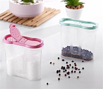 Plastik Kapaklı Majör Baharatlık Baharat Saklama Kutusu Kabı (3936)