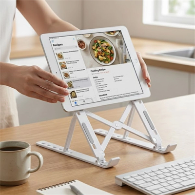 Plastik Katlanır Tablet Standı – Ayarlanabilir Açılı, Taşınabilir Masaüstü Telefon Ve Tablet Tutucu Stand Bx40