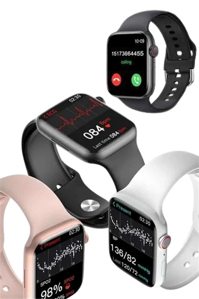 Plastik Kordonlu Kalp Atışı Uyku Takibi ve Çağrı Cevaplayabilen Akıllı Saat