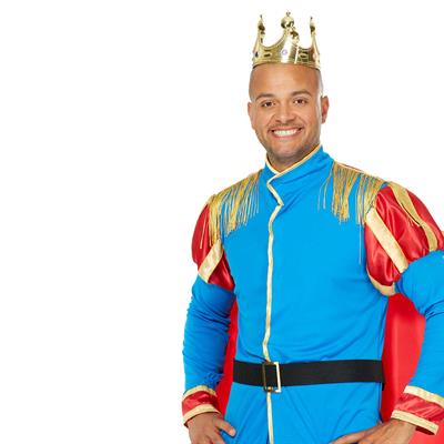 Plastik Kral Tacı Altın Renk Yetişkin Boy 55 cm (3936)