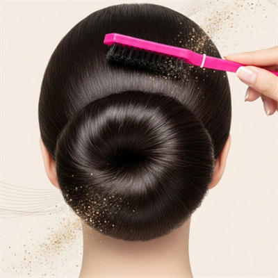 Plastik Saplı Topuz Tarağı