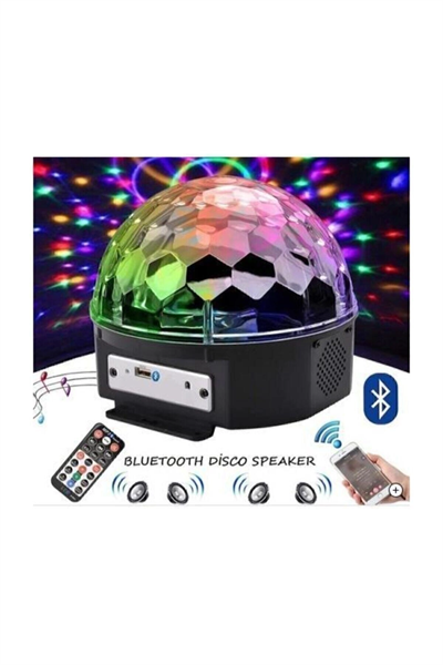 Plastik masa lambası 28x13 cm siyah renk E14 duy elektrikli bluetooth hoparlörlü