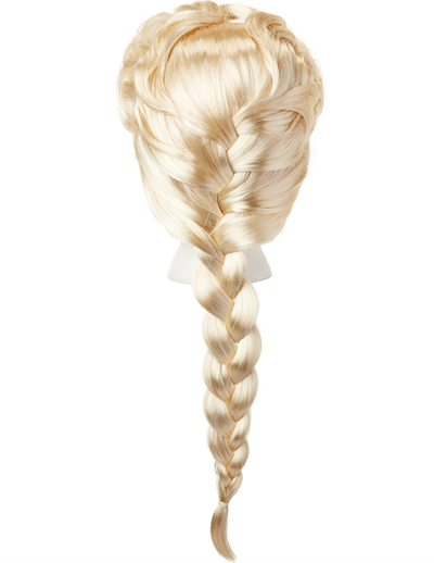 Platin Altın Dore Renk Karlar Ülkesi Elsa Frozen Peruğu Çocuk Boy