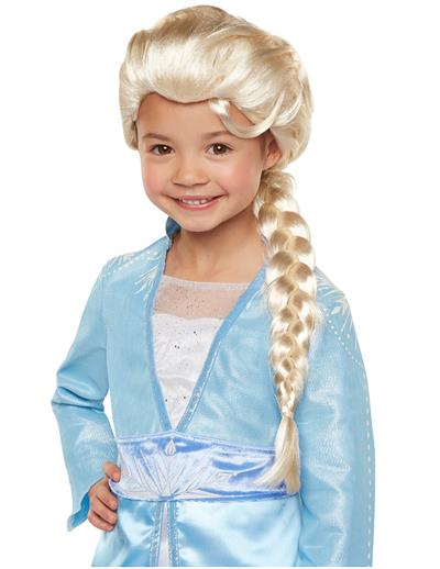 Platin Altın Dore Renk Karlar Ülkesi Elsa Frozen Peruğu Çocuk Boy (3936)
