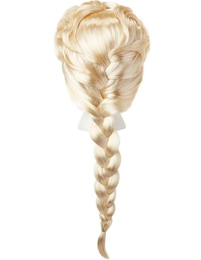 Platin Altın Dore Renk Karlar Ülkesi Elsa Frozen Peruğu Çocuk Boy (3936)