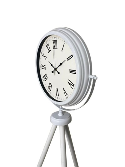 Platin Classic White Roma Tripod Ayaklı Saat