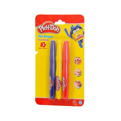 Play-Doh 3 Renk Yüz Boyası