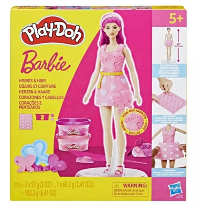 Play-Doh Bebek Kalpler ve Saçlar