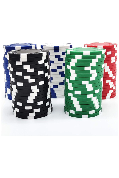 Poker çipi seti 100 adet oyun çipi Diğer Oyun Takımları için uygun - Hobi & Eğlence
