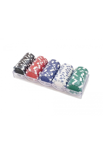 Poker çipi seti 100 adet oyun çipi Diğer Oyun Takımları için uygun - Hobi & Eğlence