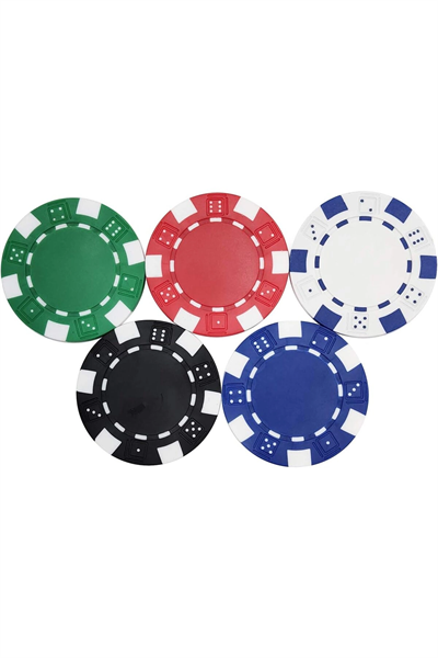 Poker çipi seti 100 adet oyun çipi Diğer Oyun Takımları için uygun - Hobi & Eğlence