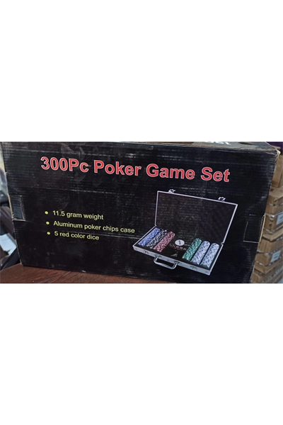 Poker seti 300 parça metal çantalı oyun takımı - Hobi & Eğlence Diğer Takımları Kategorisi