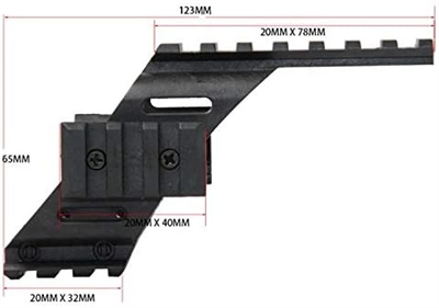 Polimer Naylon Fener Lazer Üst Ray 22mm