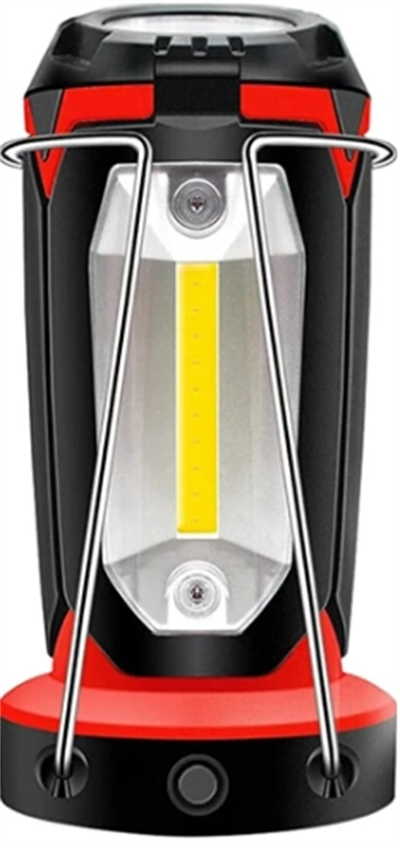 Polizei P-8801 Şarjlı Katlanabilir 3xcob Led+ 3w Led Çok Fonksiyonlu Kamp Feneri