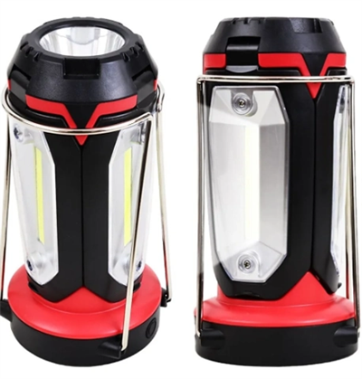 Polizei P-8801 Şarjlı Katlanabilir 3xcob Led+ 3w Led Çok Fonksiyonlu Kamp Feneri