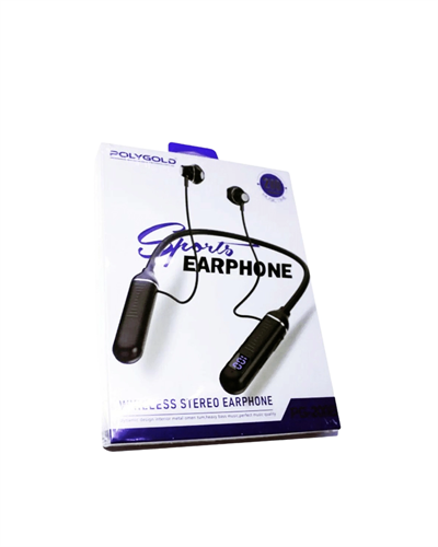 Polygold PG-100 Boyun Askılı Kablosuz Kulaklık – 200 Saat Bekleme Süresi, Stereo Ses, Mikrofonlu