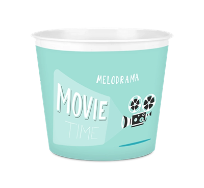 Popcorn Mısır Kovası Dekoratif - Dev Boy