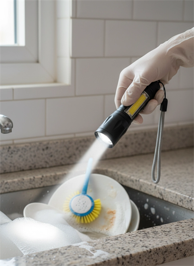 Portatif El Feneri LED Işıklı Uzun Ömürlü Kamp ve Acil Durum