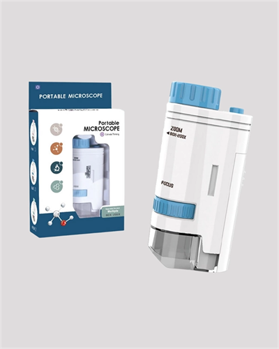Portatif El Mikroskop – LED Işıklı, Aynı Anda Net Odaklama
