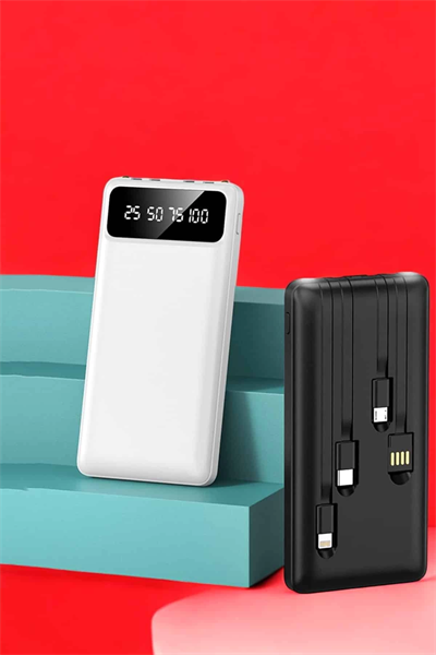 Powerbank 20.000 Mah LCD Ekran USB Lightning Type-C Uyumlu İOS ve Android