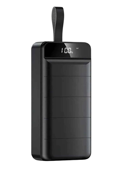Powerbank 50.000 Mah Dijital Göstergeli Taşınabilir 4 Portlu Hızlı Powerbank Yeni Nesil