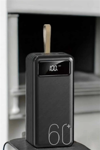 Powerbank 60.000 MAH 4 Portlu Uzun Şarj Süreli Dijital Göstergeli